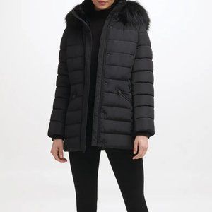 KENNETH COLE - Hooded Puffer Coat